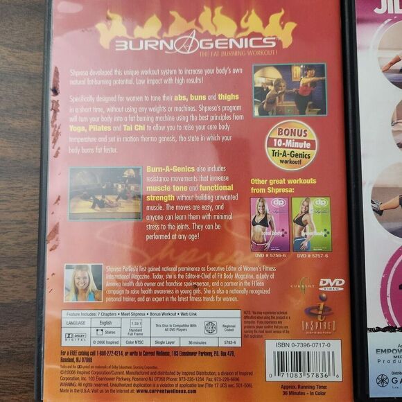 Exercise DVD Lot Jillian Michaels Extreme Shed & Shred Rev4 Natalie Jill Workout - Picture 5 of 10